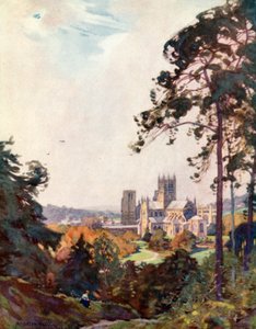 Wells Cathedral, from the Tor by Alfred Heaton Cooper