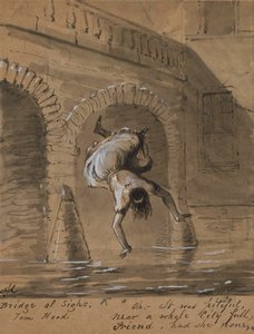 Bridge of Sighs by Alfred Jacob Miller