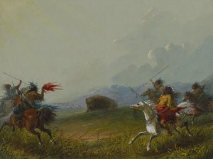 Buffalo at Bay by Alfred Jacob Miller