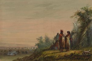 Encampment by Alfred Jacob Miller