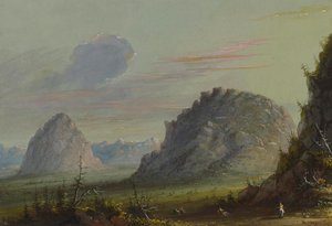 Formations of Rock by Alfred Jacob Miller