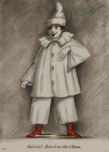Gabriel Ravel as the Clown by Alfred Jacob Miller