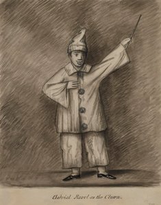 Gabriel Ravel as the Clown by Alfred Jacob Miller