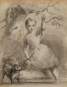 Playmates by Alfred Jacob Miller