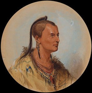 Sioux Brave by Alfred Jacob Miller