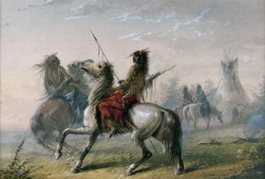 Snake Indians by Alfred Jacob Miller
