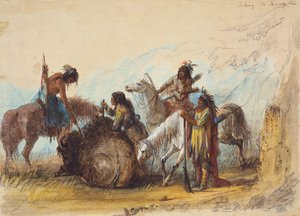 Taking the Hump Rib by Alfred Jacob Miller