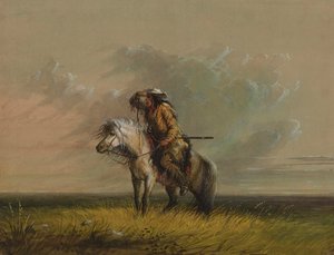 The Lost Greenhorn by Alfred Jacob Miller