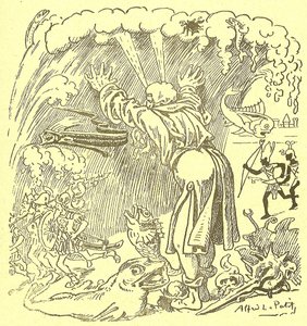Illustration of Alfred Le Pete (1841-1909) in Gros-Jean and his cure