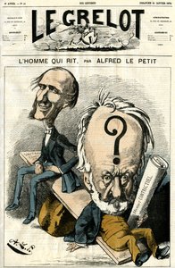 Victor Hugo and The Man Who Laughs. Caricature