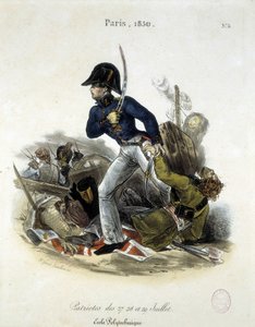 Polytechnician During the Revolution of 1830 by Lemercier