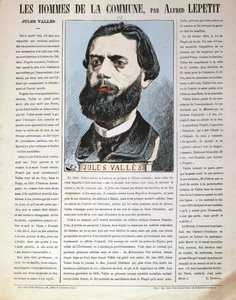 Jules Vallès, French Journalist, Author and Member of the Paris Commune, 1871 by Alfred Lepetit