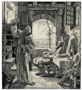 Death as a Friend, 1851 by Alfred Rethel