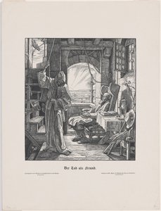Death as a Friend by Alfred Rethel