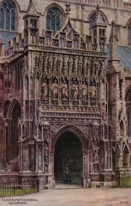 Gloucester Cathedral, South Porch by Alfred Robert Quinton