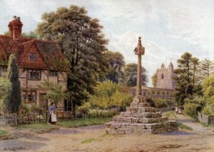 The Cross, East Hagbourne, Berkshire by Alfred Robert Quinton