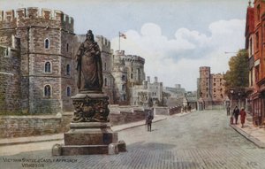 Victoria Statue and Castle Approach, Windsor by Alfred Robert Quinton