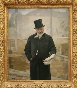 Portrait of Adolphe Alphand (1817-1891) by Alfred Roll