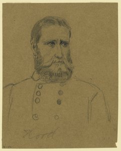 Confederate General John Bell Hood by Alfred Rudolph Waud
