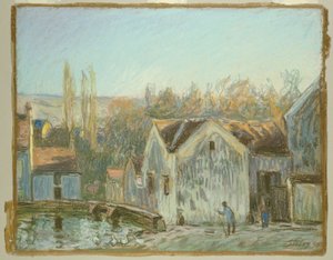 A Corner of Moret-sur-Loing