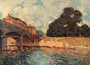 Bridge At Hampton Court, 1874, 1937