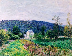 Hills Surrounding Paris by Alfred Sisley