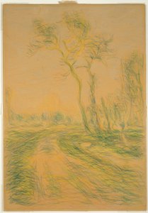 Landscape with Trees by Alfred Sisley