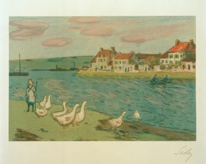 The Geese by Alfred Sisley