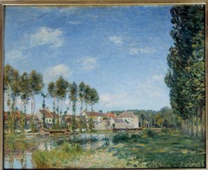 Moret, the banks of the Loing