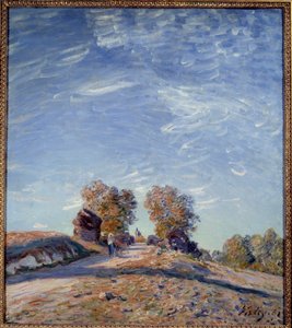 Path rising to the sun