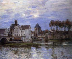 Pont de Moret at Sunset