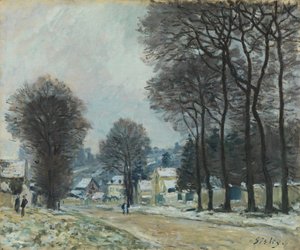 Snow at Louveciennes