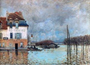 The Flood at Port-Marly by Alfred Sisley