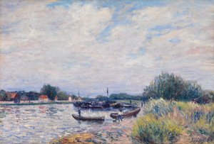 The Loing at Saint-Mammes, c.1859-99 by Alfred Sisley