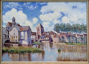 View of Moret on Loing