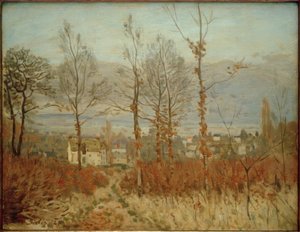 View of Louveciennes in Autumn by Alfred Sisley
