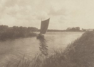 A Dutch Waterway by Alfred Stieglitz