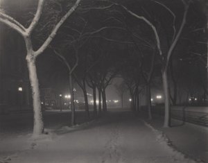 An Icy Night by Alfred Stieglitz