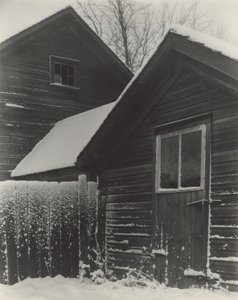 Barn & Snow by Alfred Stieglitz