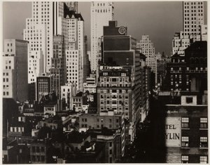 From My Window at An American Place, North by Alfred Stieglitz
