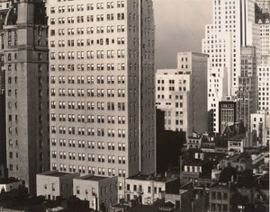 From My Window at An American Place, North by Alfred Stieglitz