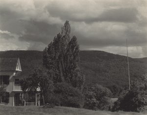 House and Trees, Lake George by Alfred Stieglitz