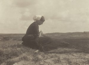 Mending Nets by Alfred Stieglitz