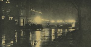 The Glow of Night—New York by Alfred Stieglitz