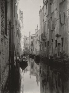 Venetian Canal by Alfred Stieglitz