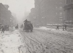 Winter on Fifth Avenue by Alfred Stieglitz