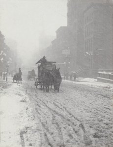 Winter on Fifth Avenue by Alfred Stieglitz