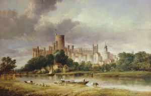 A View of Windsor Castle from the Brocas Meadows