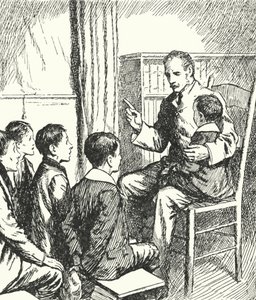 General Charles George Gordon telling ragged boys in Gravesend stories from English history by Alfred Wallis Mills