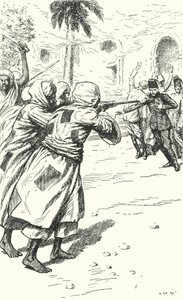 Murder of General Charles George Gordon by the Mahdists, Khartoum, Sudan, 1885